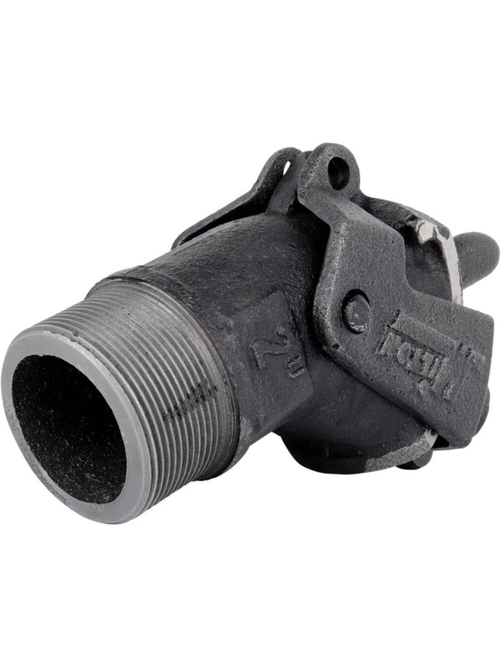 2 Inch Cast Iron Bung Faucet - Durable, Heavy-Duty, Ideal for Kegs & Barrels